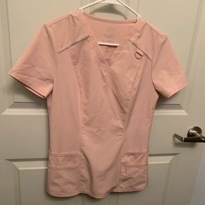 Jaanuu Pink Scrub Top